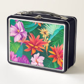 Colorful Tropical Flowers Patroon (Voorkant)