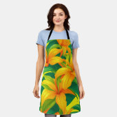 Colorful Tropical Flowers Schort (Gedragen)