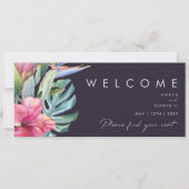 Colorful Tropical | Koptekst van de Paarse stoelen (Voorkant)