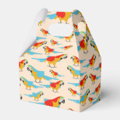 Colorful Tropical Macaw Pattern Bedankdoosjes (Achterkant)