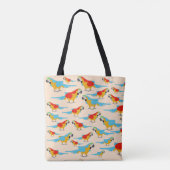 Colorful Tropical Macaw Pattern Draagtas (Achterkant)