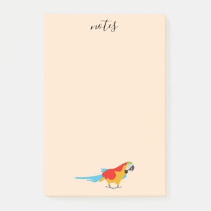 Colorful Tropical Macaw Post-it® Notes