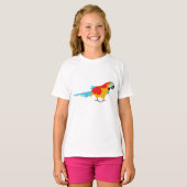 Colorful Tropical Macaw T-shirt (Voorkant volledig)