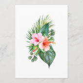 Colorful Tropical Party and Luau Menu (Dos)