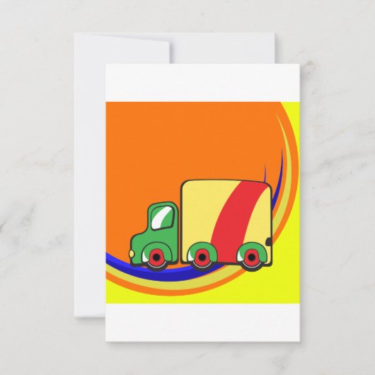 Colorful Truck Bedankkaart (Voorkant)