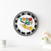 Colorful Trumpet Grote Klok (Huis)