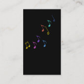 Colorful Trumpet Visitekaartje (Achterkant)