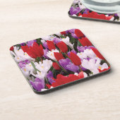 Colorful Tulip Flowers Onderzetters (Linkerzijde)