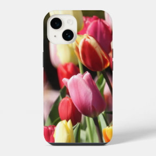 Colorful Tulip Garden iPhone 14 Hoesje
