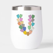 Colorful Tulip Lettered “V” (Achterkant)