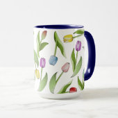Colorful Tulip Patroon Mok (Voorkant rechts)