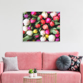 COLORFUL TULIPS CANVAS AFDRUK (Insitu (Woonkamer))