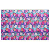 Colorful Tulips Pattern Stof (Fat Quarter)