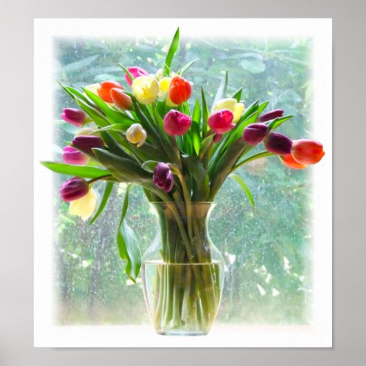 Colorful Tulips Poster (Voorkant)