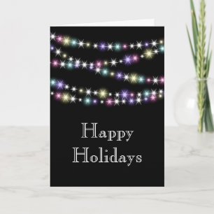 Colorful Twinkle Prettige feestdagen Card
