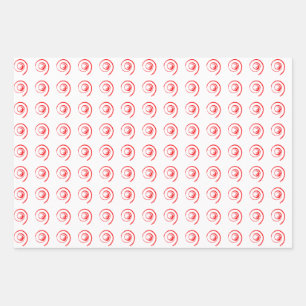 Colorful Twirls Inpakpapier Vel