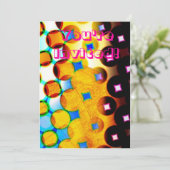 Colorful-uitnodigingen Kaart (Staand voorkant)