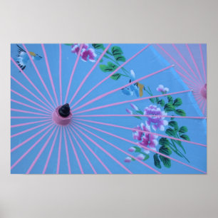 Colorful Umbrella Poster