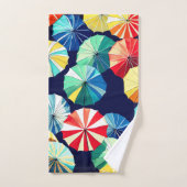 Colorful Umbrellas Bad Handdoek (Handdoek)