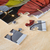 Colorful Umbrellas Legpuzzel (Zijkant)