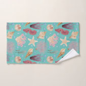 Colorful Underwater Life Patroon Bad Handdoek (Handdoek)