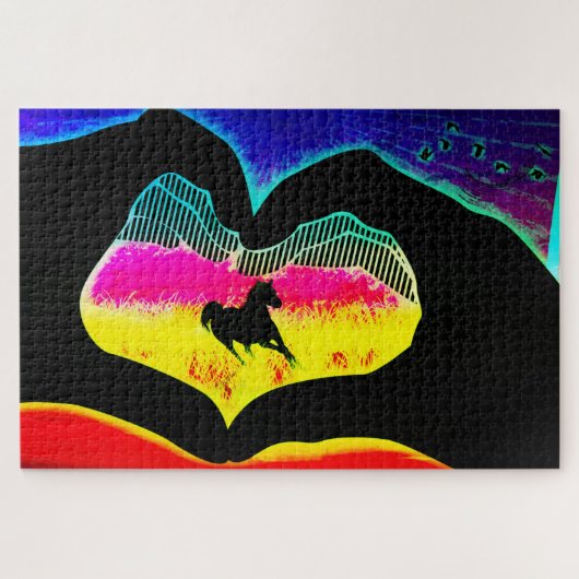 Colorful Unicorn Legpuzzel (Horizontaal)