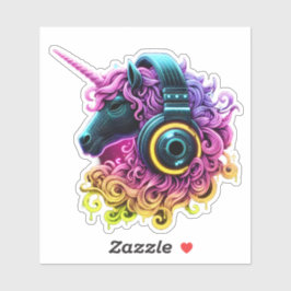 Colorful Unicorn Sticker