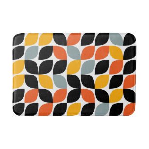 Colorful, uniek, trendy, urban leaf concept badmat