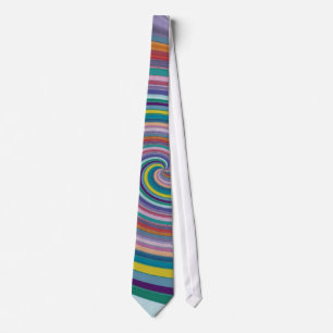 Colorful Unique Swirl Pattern Stropdas