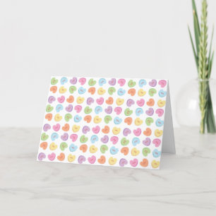 Colorful Valentijn Snoep Hearts Placemat Feestdagen Kaart