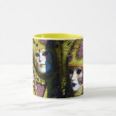 Colorful Venetian Couple Mok (Midden)