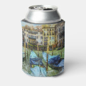 Colorful Venice Blue Gondolas Blikjeskoeler (Blikje Achterkant)