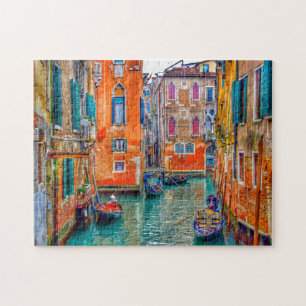 Colorful Venice Italy Travel Photo Legpuzzel