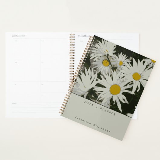 Colorful Vibrant Daisy Pattern Name 2026 (Devant avec enveloppe)