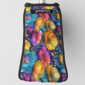 Colorful Vibrant Poppy Personalized Golfheadcover (Draai 90)