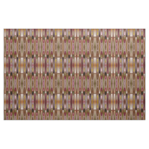 Colorful Vintage Retro Chic Nouveau Deco Patroon Stof