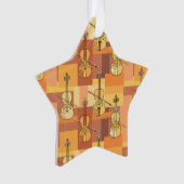 Colorful Violin Blocks Ornament (voorkant)