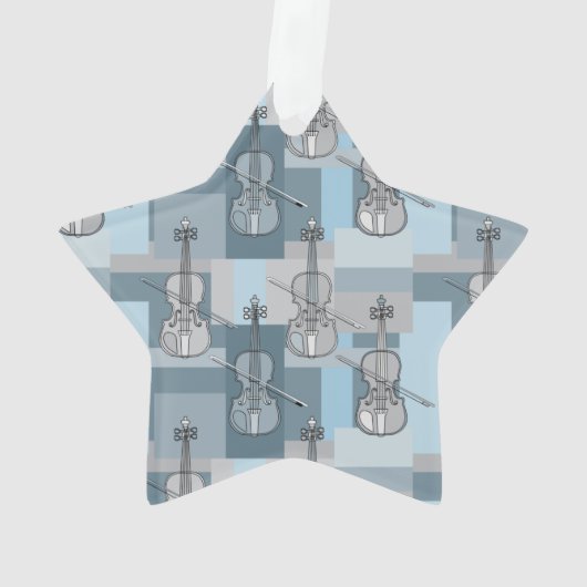 Colorful Violin Blocks Ornament (achterkant)