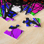 Colorful Visionary Mandala Legpuzzel (Zijkant)