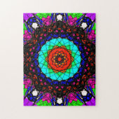 Colorful Visionary Mandala Legpuzzel (Verticaal)