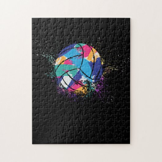 Colorful Volleyball Legpuzzel (Verticaal)