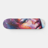 Colorful Vrouw Art Skateboard (Horizontaal)
