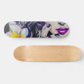 Colorful Vrouw Art Skateboard (Horizontaal)