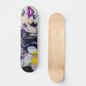 Colorful Vrouw Art Skateboard (Voorkant)