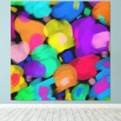 Colorful watercolor print (Insitu (Houten vloer))