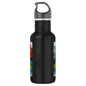 Colorful Waterslides Waterfles (Achterkant)