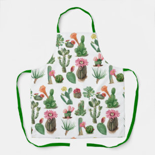 Colorful Waterverf Cactus & Succulents Flowers Schort