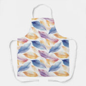 Colorful Waterverf Feathers Schort (Voorkant)