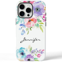 Colorful Waterverf Flower iPhone/iPad case