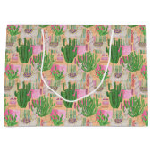 Colorful Waterverf Llama Pattern Groot Cadeauzakje (Voorkant)